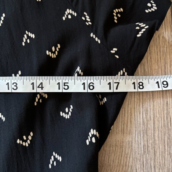 Forever 21 Geometric Print Mini Dress in Black and White Womens Medium Boho - Picture 5 of 15